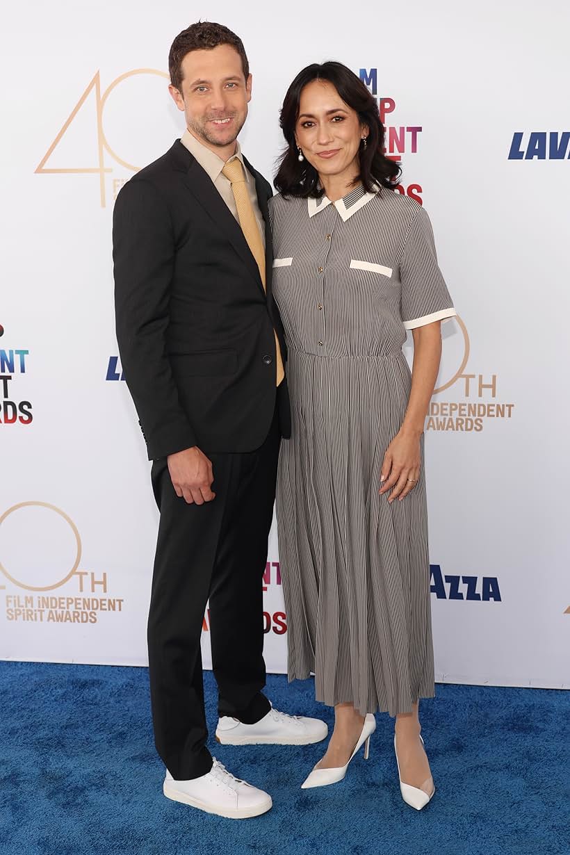 Justin Marks and Rachel Kondo at an event for 40th Film Independent Spirit Awards (2025)