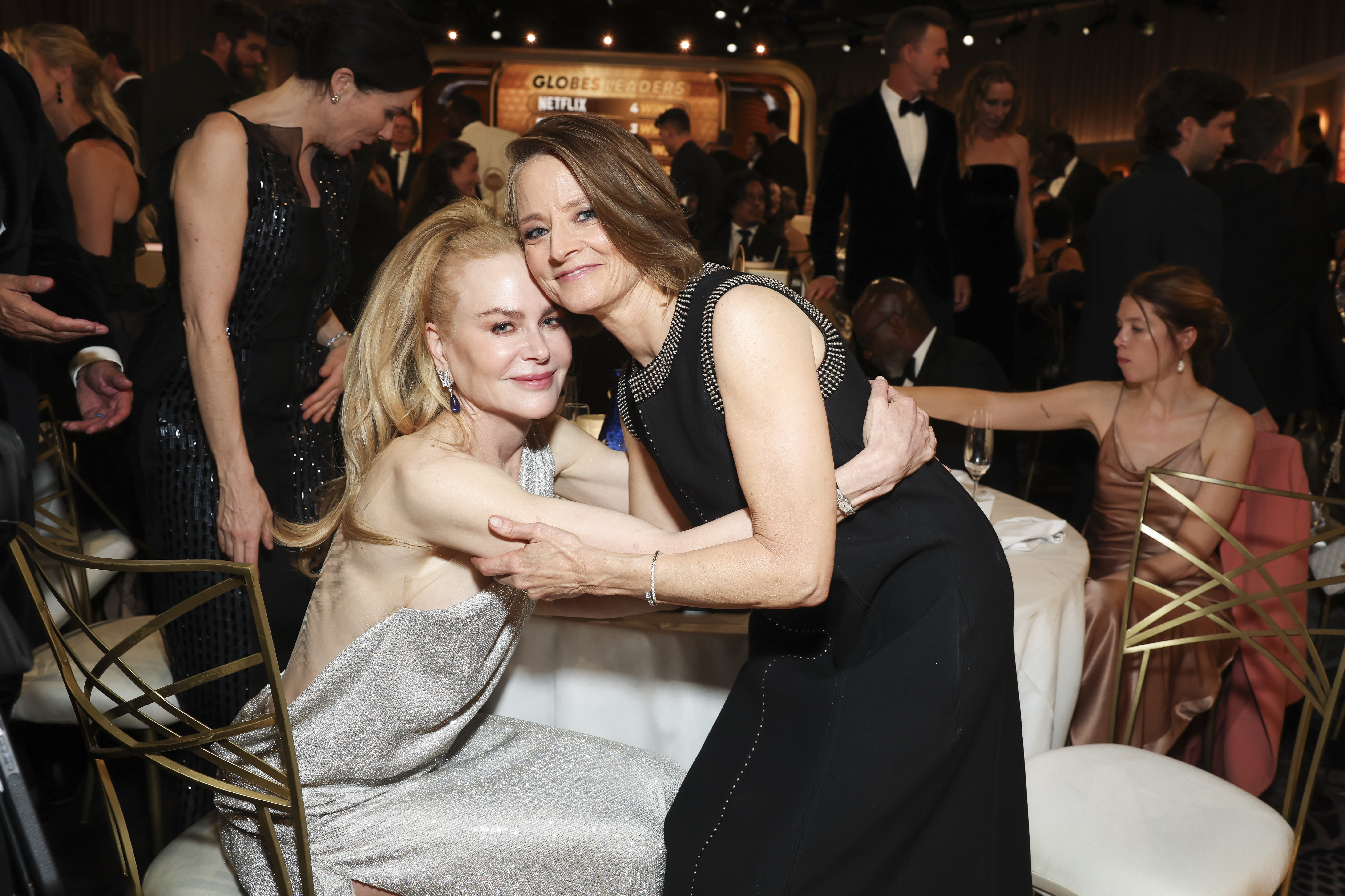 Jodie Foster and Nicole Kidman at an event for 82nd Golden Globe Awards (2025)