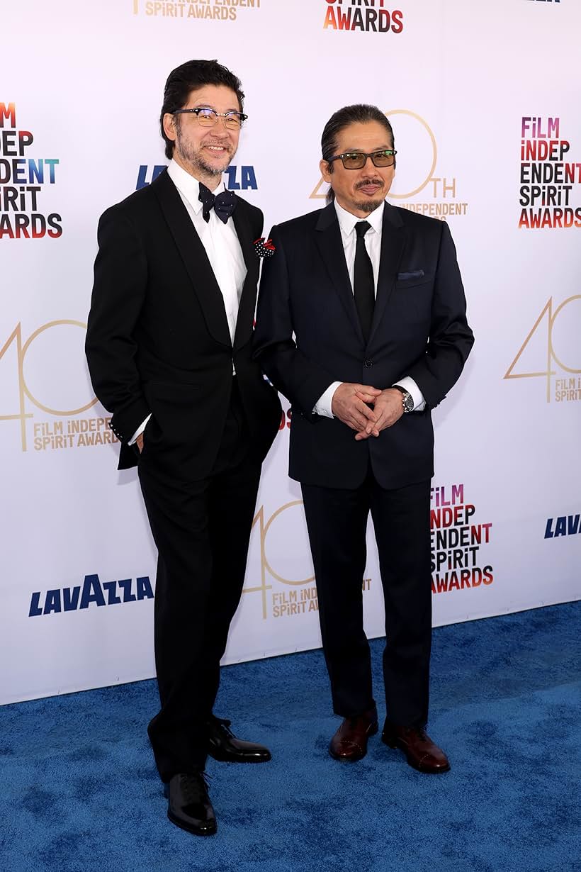Tadanobu Asano and Hiroyuki Sanada at an event for 40th Film Independent Spirit Awards (2025)